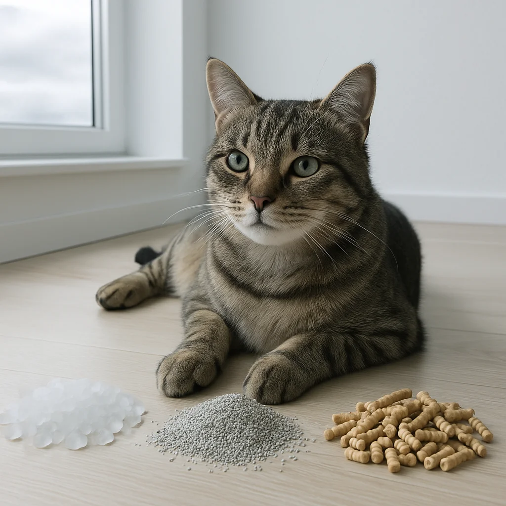 Crystal Litter, Bentonite, or Wood Pellets: Pros and Cons of Cat Litters